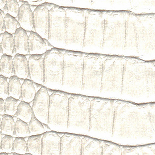 Crocodile material color - pearl white